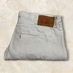 【Levi's 501 リーバイス ホワイトデニムパンツ 白 40x30】