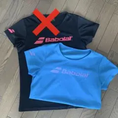 Babolat ブルーシャツ　L size