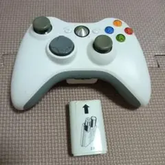 訳あり！Microsoft 純正 Xbox360　ワイヤレスコントローラー 白