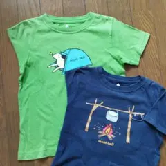 mont-bell キッズ Tシャツ 120サイズ 2枚セット
