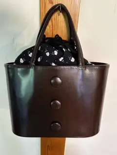 ハンドバッグ トートバッグ こげ茶