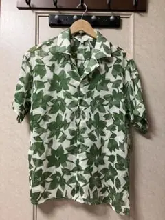 試着のみ！moussyマウジー　半袖花柄シアーシャツ