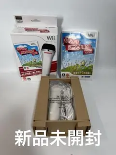 新品　カラオケJOYSOUND Wii マイク付き