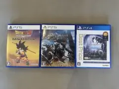 PS5 ソフトセット　モンハン　ドラゴンボール