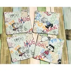 スヌーピー マウスパッド 4枚セット