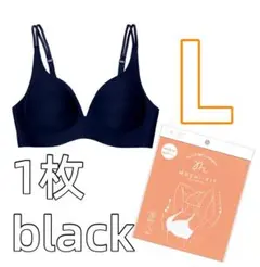【正規品】もちフィットブラジャー L黒 MOCHI-FIT