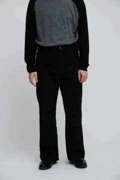 TION by the union made Black flare denim