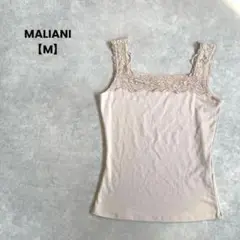 F16＊MALIANI レースタンクトップ　ピンクベージュ【M】綺麗め　可愛い