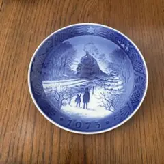 1973年 青色風景画プレート