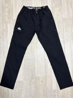 美品CAMP7黒ロングパンツ　140cm