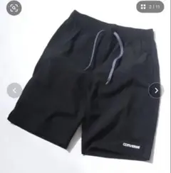 CONVERSE ナイロンショートパンツ ブラック