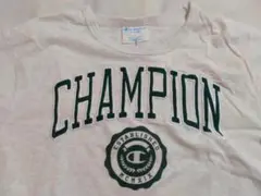 【Champion】 ロゴ ライトグレーカットTシャツ Lサイズ