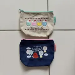 にっこりーノ　ポーチ　2点セット