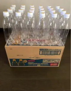 強炭酸ペットボトル 空容器 500ml ラベルレス48本