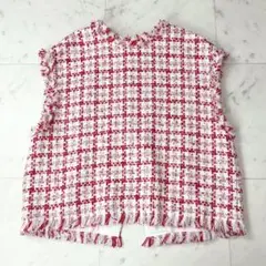 トゥモローランド　コレクション　LINTON ジャケット LINTON TWEED COLLECTION 2024 Ballsey WHITE LINE