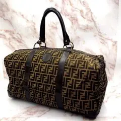 FENDI フェンディ ズッカ柄 ヴィンテージ ボストンバッグ ハンドバッグ