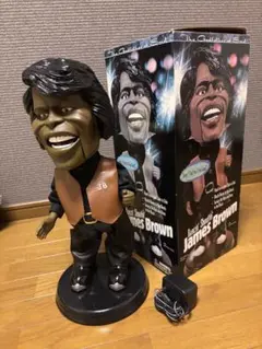【ジェームス・ブラウン】 フィギュア ダンシングドール デッドストック ジェームスブラウン James Brown ダンシングフィギュア （箱付き