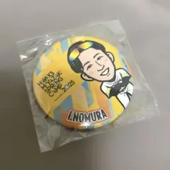 福岡ソフトバンクホークス　野村勇　選手　宮崎キャンプ　缶バッジ　ガチャガチャ