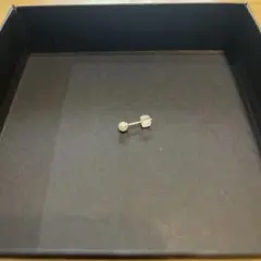 値引き歓迎 美品 パール ピアス　k10 WG 片側