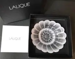 値下げ❗️新品・未使用❗️LALIQUE ラリック　フロステッド フラワー　小皿