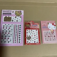 HELLO KITTY デコレーションネイルシール3種セット