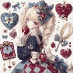パネル生地　新柄　女の子8柄　即購入⭕️D