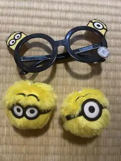 ユニバーサルスタジオジャパン ミニオン メガネ イヤリングまとめ売り