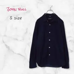 John bull カジュアルシャツ コーデュロイ (S) ブラック 送料無料