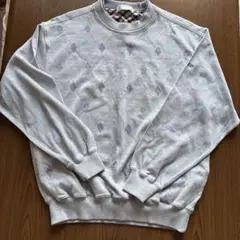 Zealzip ダイヤ柄 トレーナー Ｌサイズ グレー