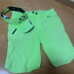 ゴルフウェア　セット　蛍光グリーン