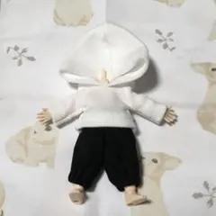 オビツ11 服 ハンドメイド 上下 セット(白) 即購入OK
