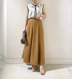 allureville ライトメッシュマーメイドフレアースカート
