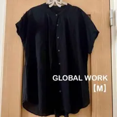 GLOBAL WORK 半袖シャツ　ブラック