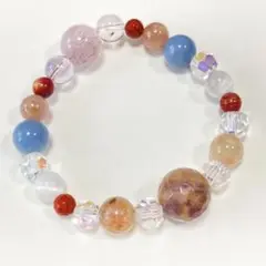 レイキブレスレット【ブルーベージュ】