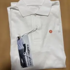 アツギ　アンドエルム　ポロシャツ Lサイズ ホワイト
