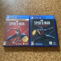 「即購入OK！」PS4 2本セット　 スパイダーマン&マイルズ・モラレス
