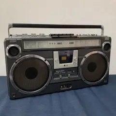 動作品 SHARP GF-305SB カセットラジカセ 昭和レトロ ジャンク】SHARP GF-305SBラジオ付きステレオテープレコーダー