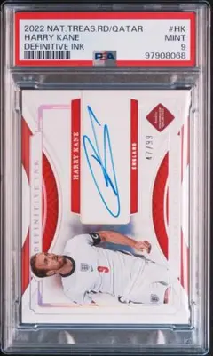 ハリー ケイン Auto 直筆サインカード Panini 直筆サイン Topps