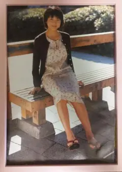当時物　竹内結子18才　雑誌切り抜き　額装　B5サイズ