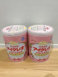 グリコ アイクレオ バランスミルク 2缶セット　800g