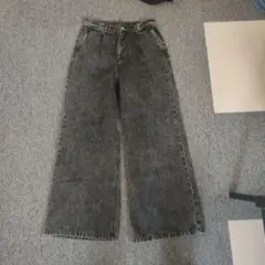 MONOMART ヴィンテージメイクタックフレアデニムパンツ
