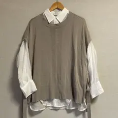 donamarieシャツとshe mo shellyニットベストセット