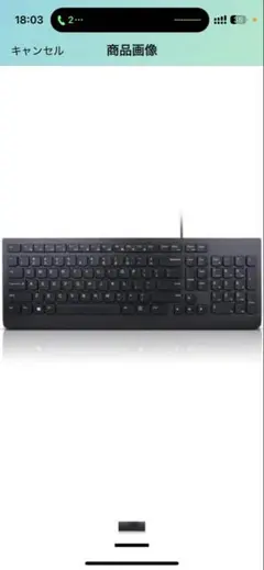 新品LENOVO レノボ Lenovo エッセンシャル USBキーボード 日本語