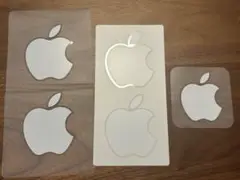 Appleロゴ シール ステッカー　5個