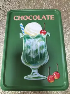 メリー　CHOCOLATE空缶　チョコーレート空缶　入物　小物入　クリームソーダ