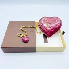 超美品 ルイヴィトン ポルトモネ クール コインケース チャーム ヴェルニ