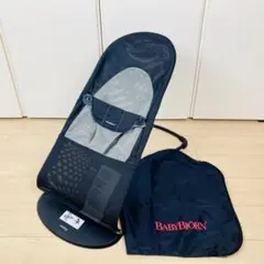 BABY BJORN バウンサー バランス ソフト メッシュ ブラック/グレー