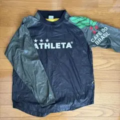 ATHLETA ピステ・ウィンドブレーカー 黒/緑