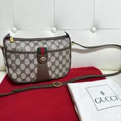極　美品　付属品あり　GUCCI オールド　グッチ　シェリーライン　バッグ　綺麗