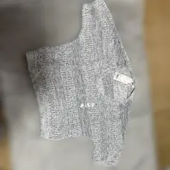 新品タグ付き　UNIQLO ユニクロテープヤーンセーター 7分袖 サマーニット